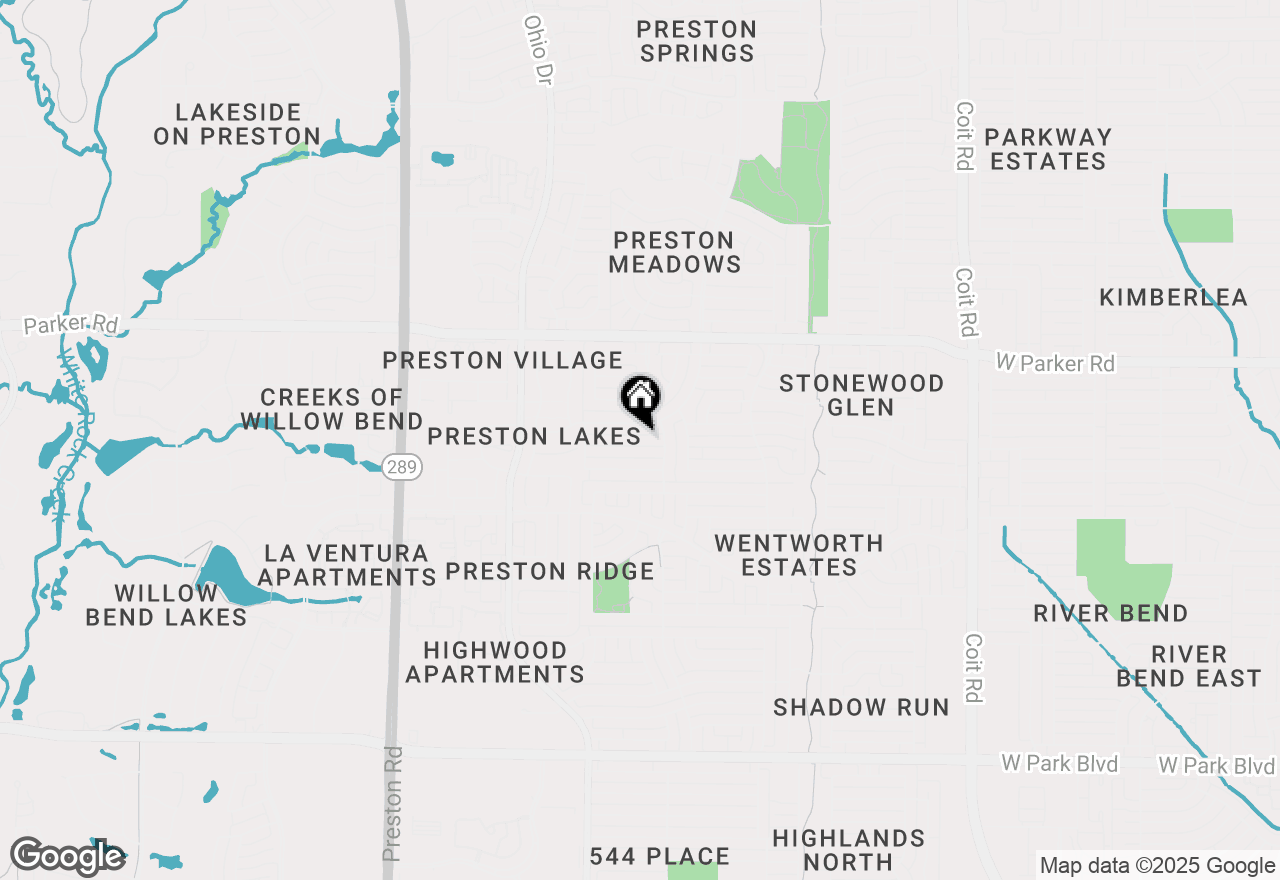 Map of 4537 Crosstimber Drive, Plano, TX 75093