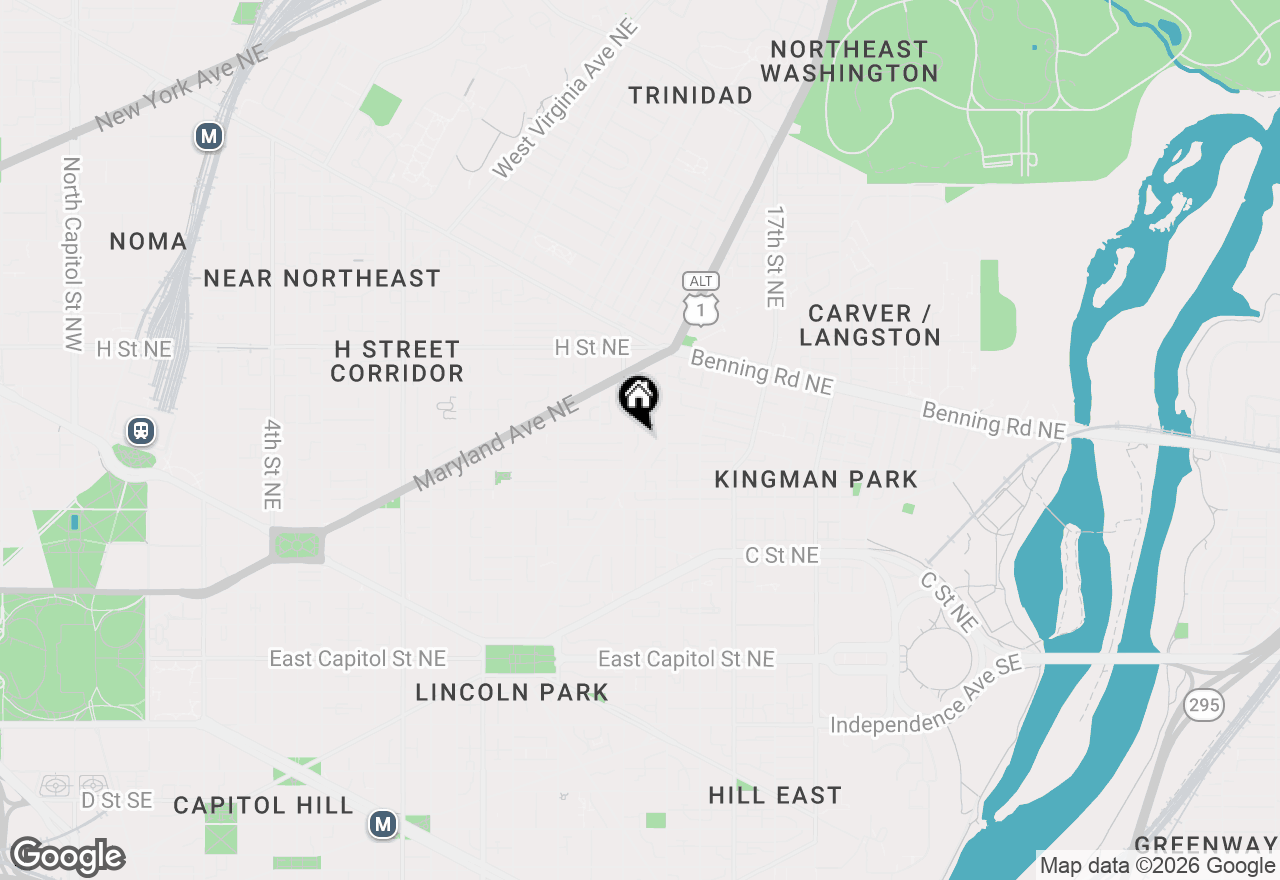 Map of 1415 F Street Ne, Washington, DC 20002