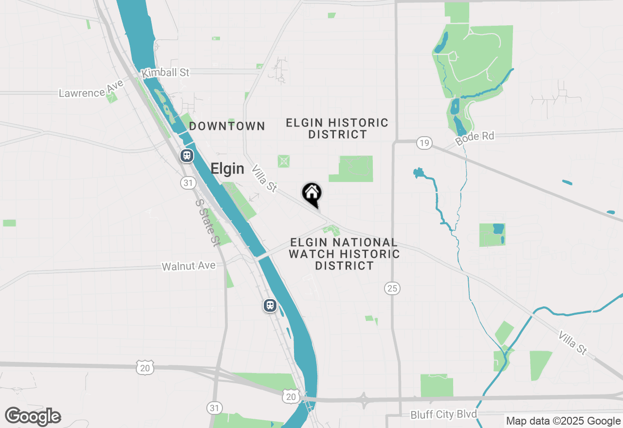 Map of 270 Villa Street, Elgin, IL 60120