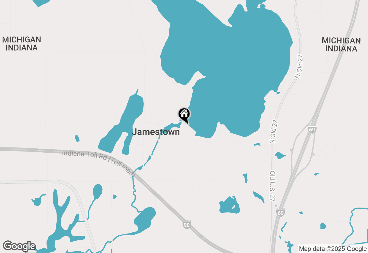 Map of 315 Lane 201bb Lake George Lane, Fremont, IN 46737