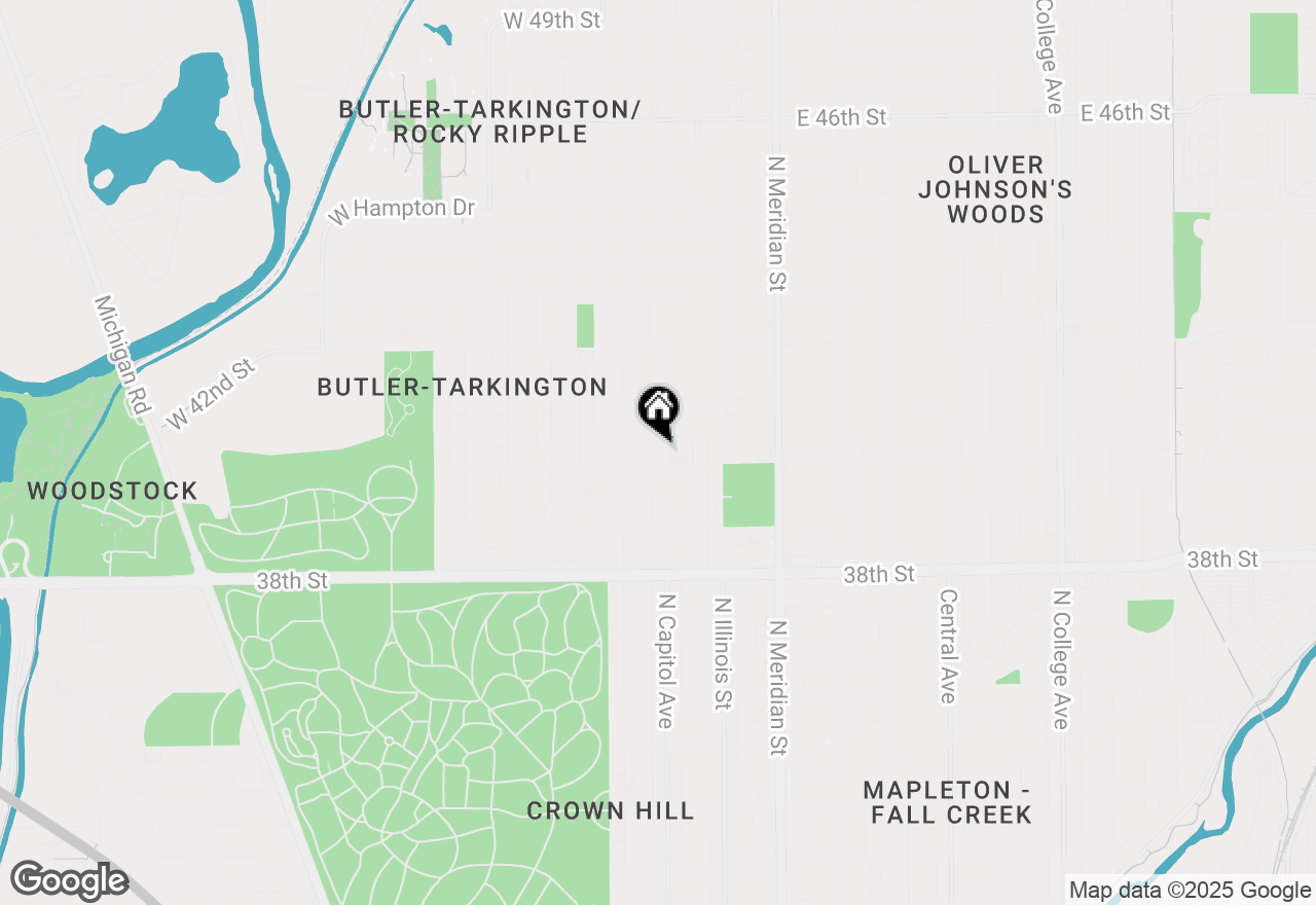 Map of 4014 N Capitol Avenue, Indianapolis, IN 46208