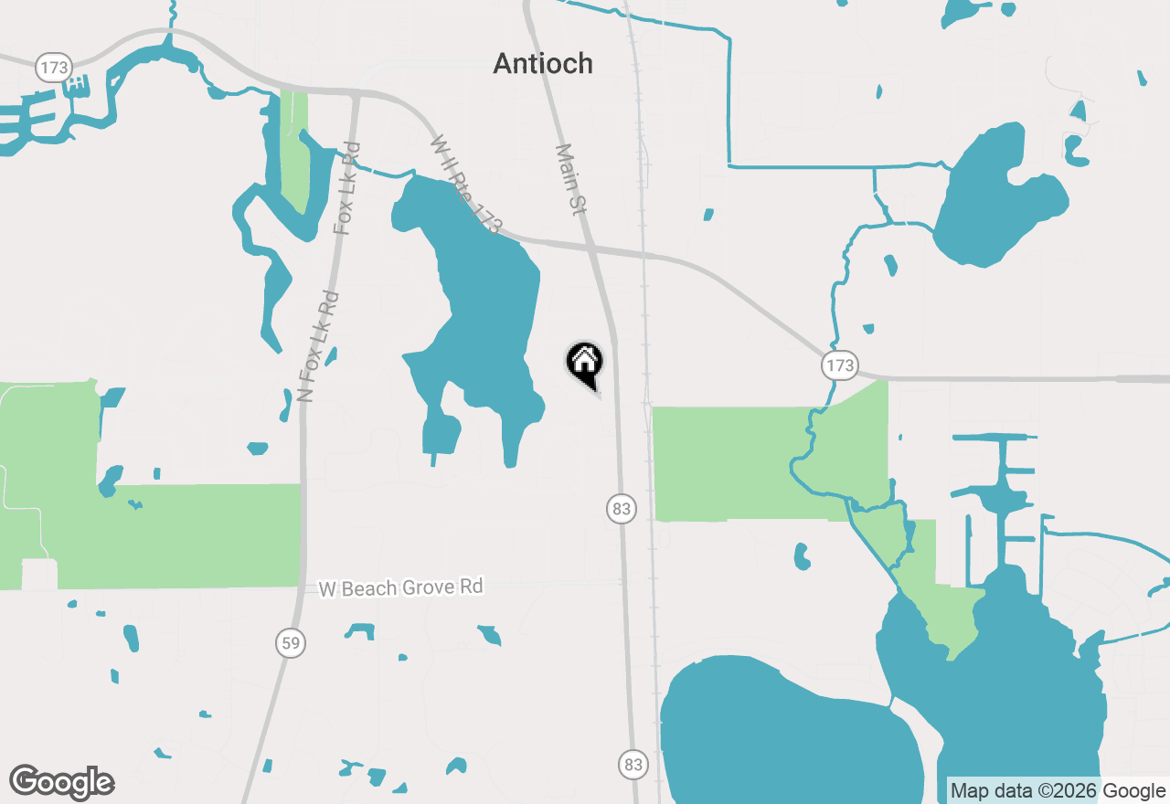 Map of 23579 W Briar Terrace, Antioch, IL 60002