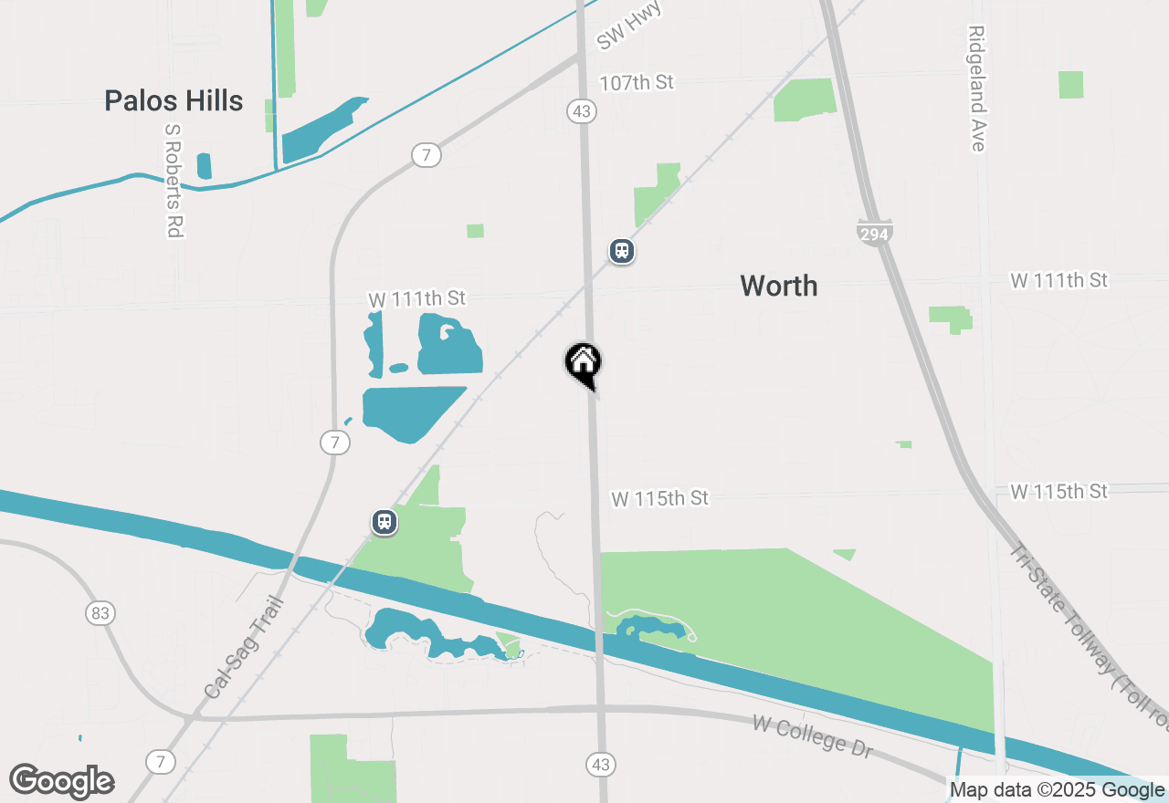 Map of 11300 S Harlem Avenue, Worth, IL 60482