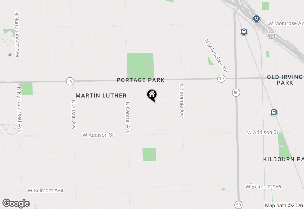 Map of 5410 W Grace Street, Chicago, IL 60641