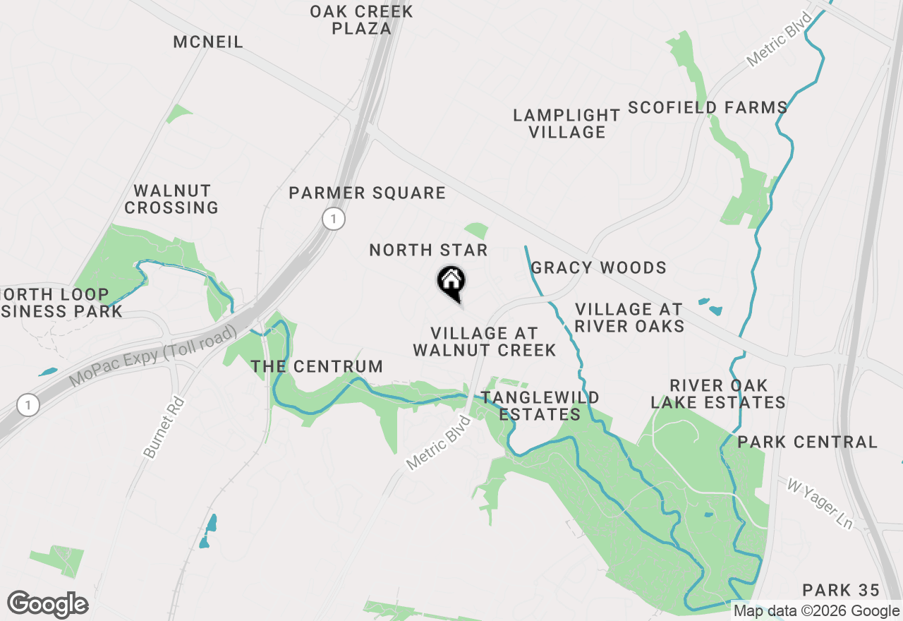 Map of 12309 Patron Dr, Austin, TX 78758