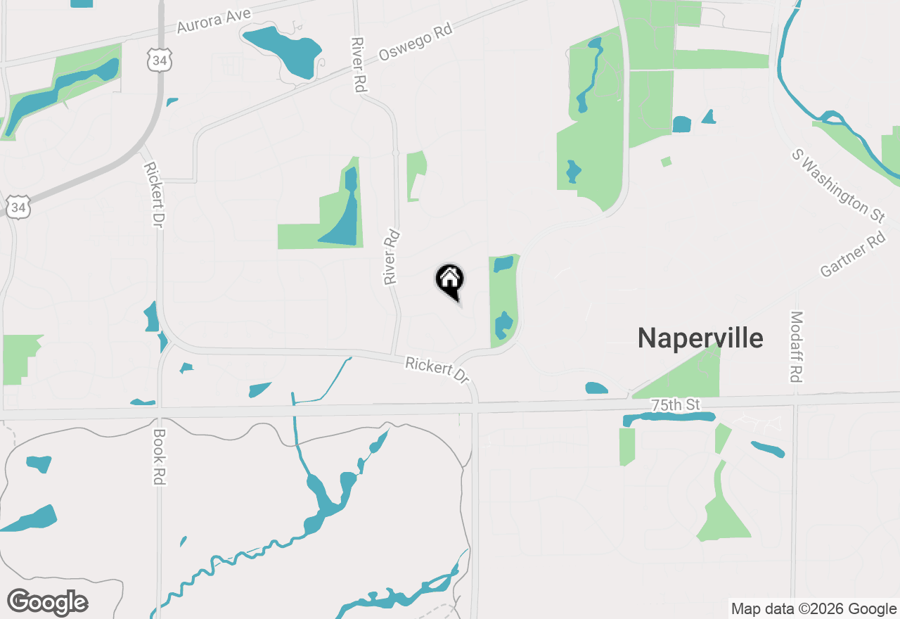 Map of 959 Heathrow Lane, Naperville, IL 60540