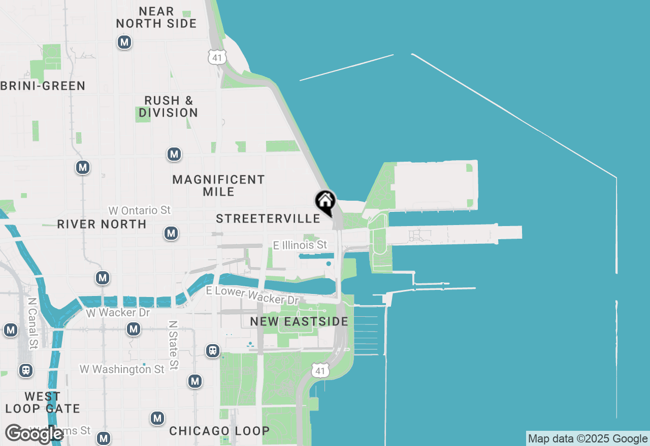 Map of 540 N Lake Shore Drive #616, Chicago, IL 60611