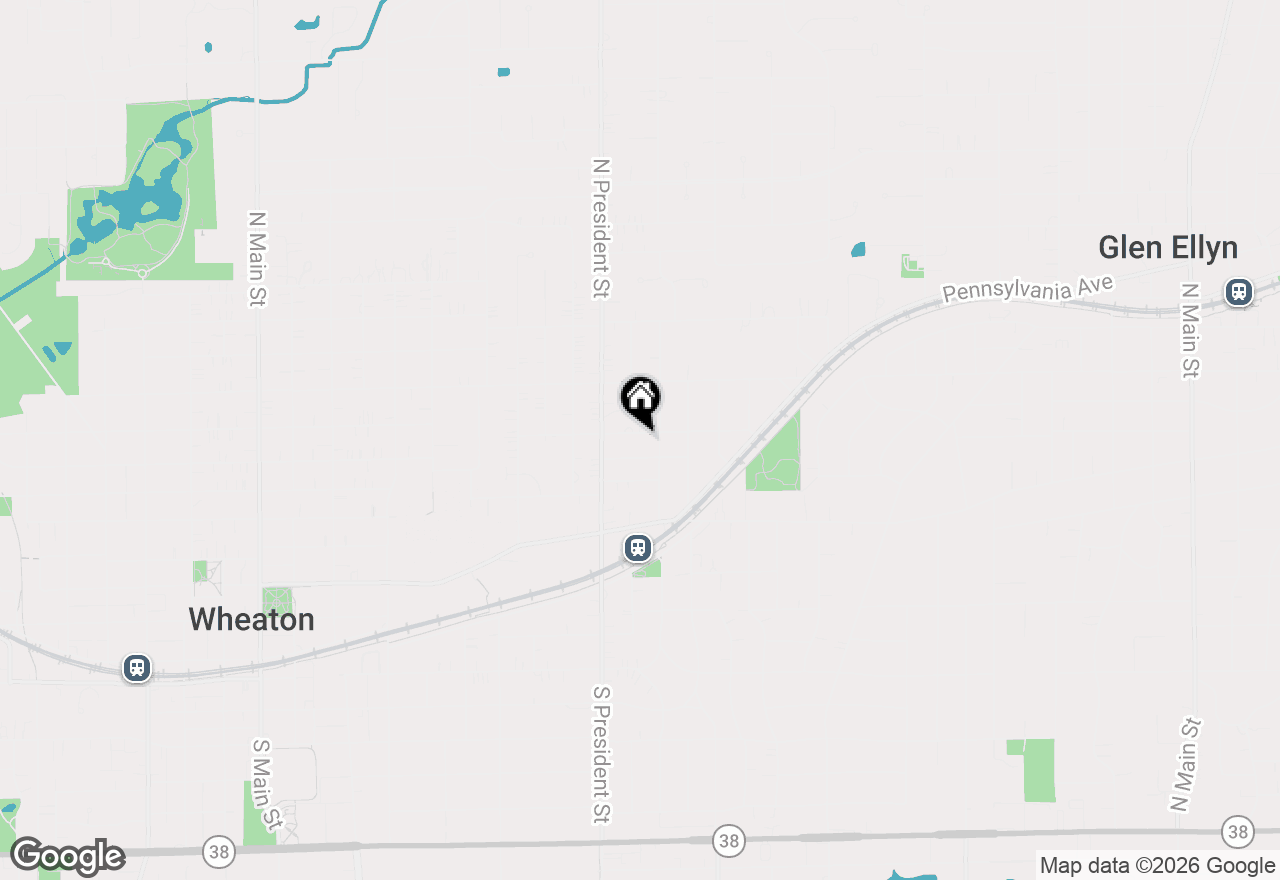 Map of 1106 North Path, Wheaton, IL 60187