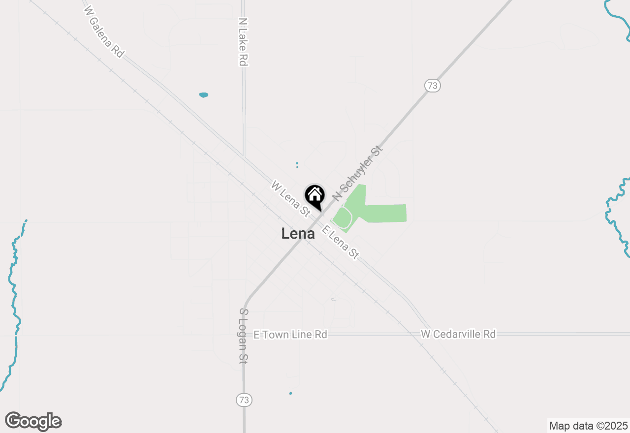 Map of 415 Grove, Lena, IL 61048