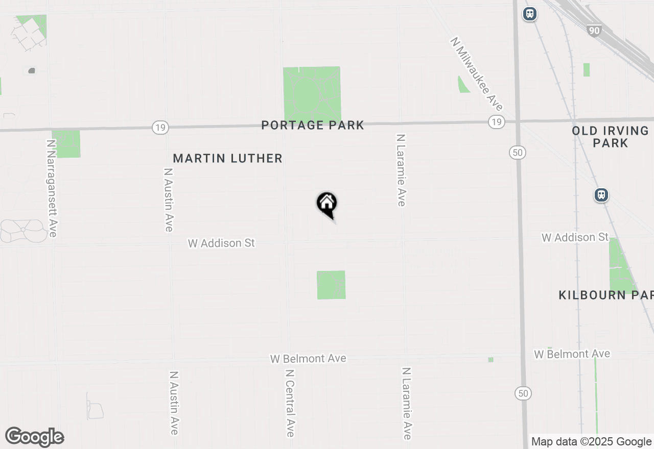 Map of 3632 N Lotus Avenue, Chicago, IL 60641