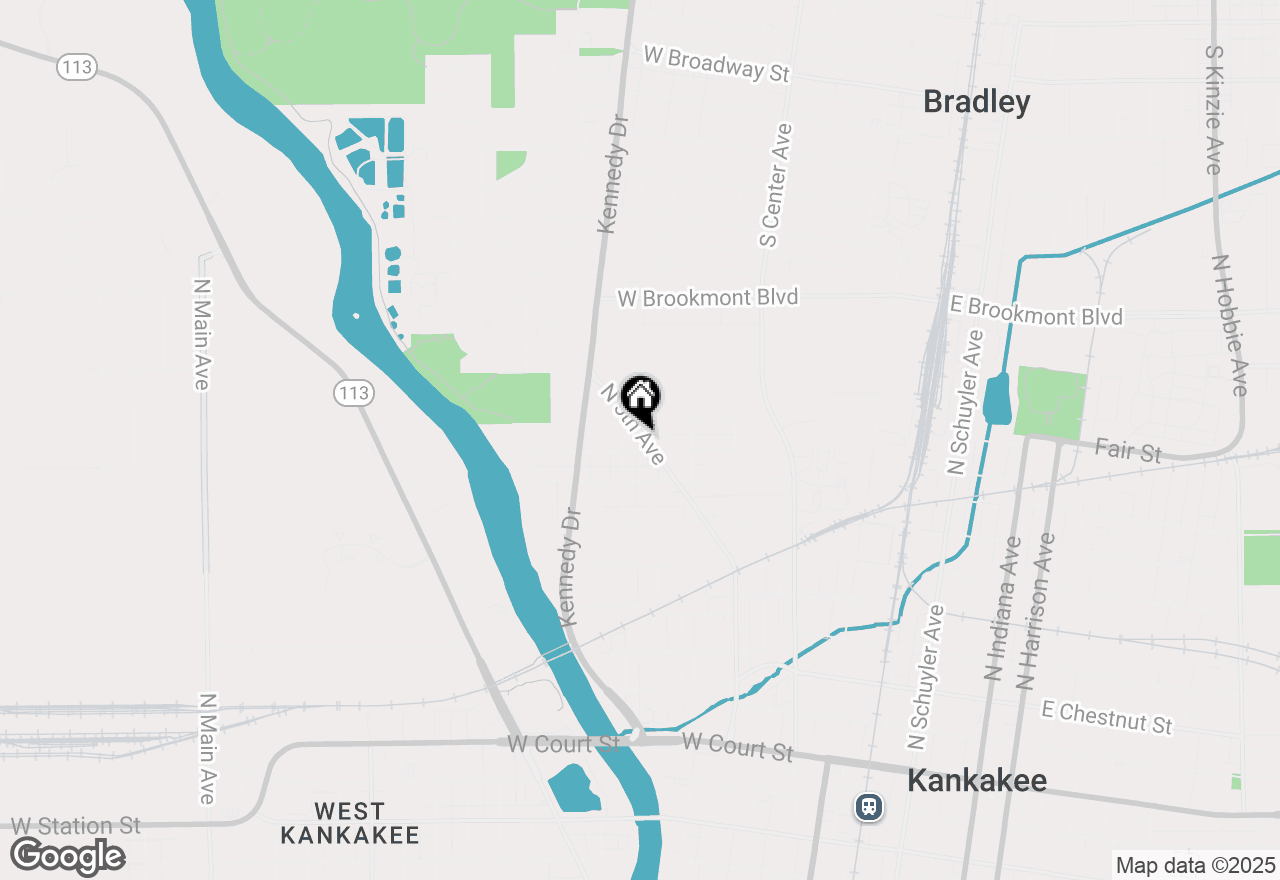 Map of 929 N 5th Avenue, Kankakee, IL 60901