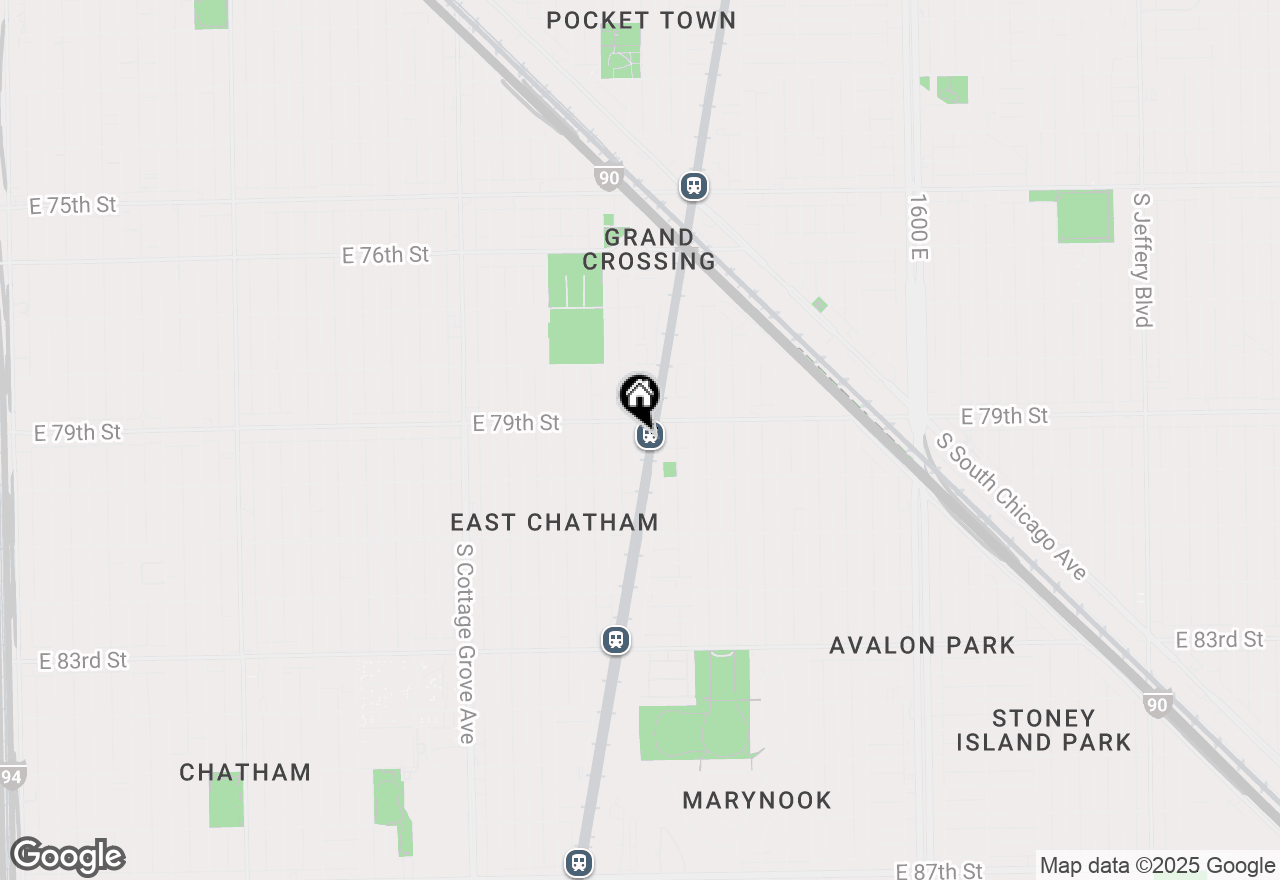 Map of 7921 S Greenwood Avenue, Chicago, IL 60619