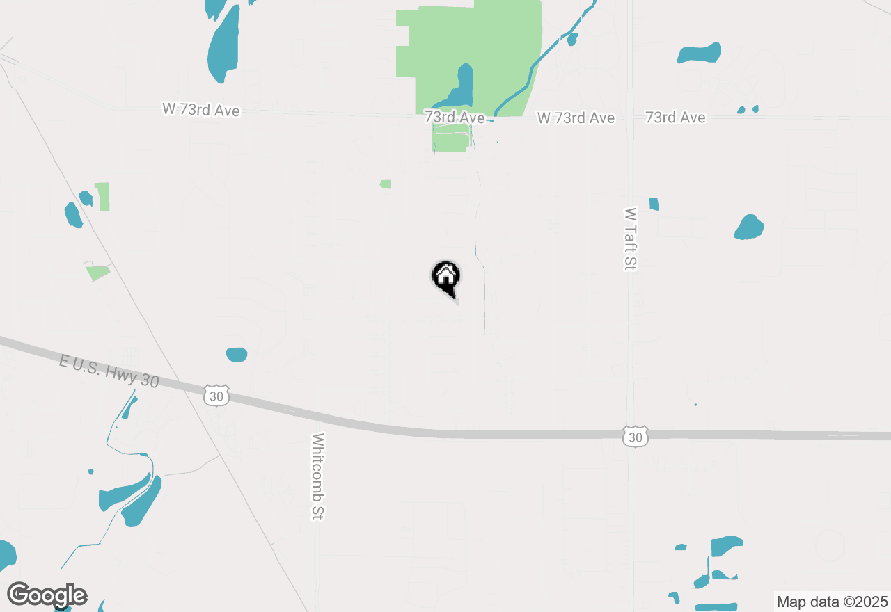 Map of 3321 W 77th Place, Merrillville, IN 46410