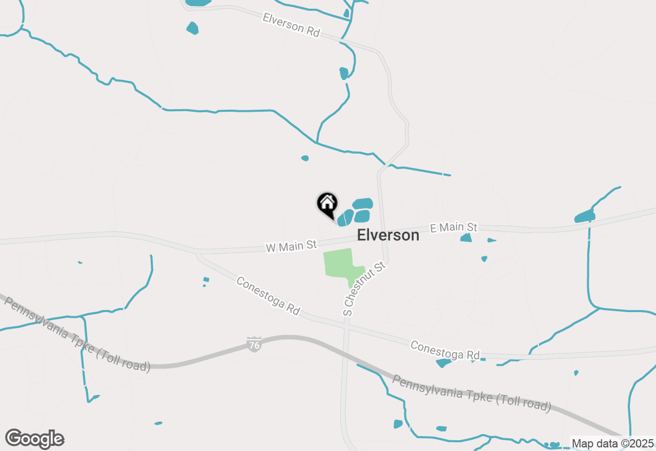 Map of 82 W Main Street, Elverson, PA 19520