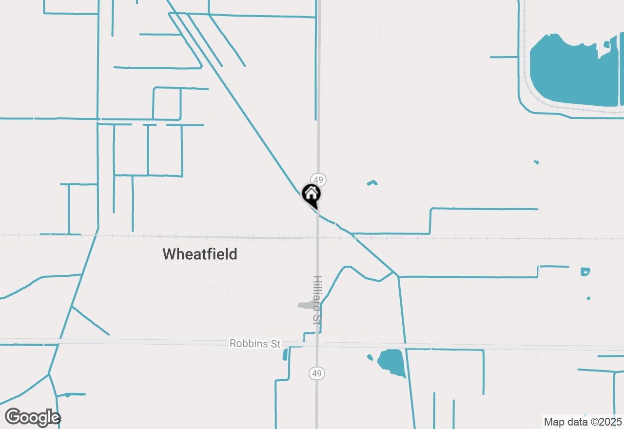 Map of 290 N Hilliard Street, Wheatfield, IN 46392