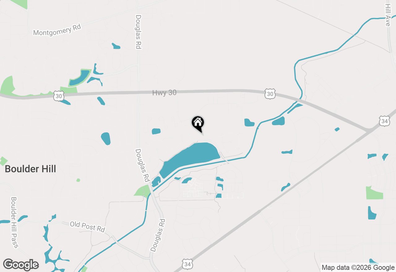 Map of (Address confidential), Oswego, Illinois 60543