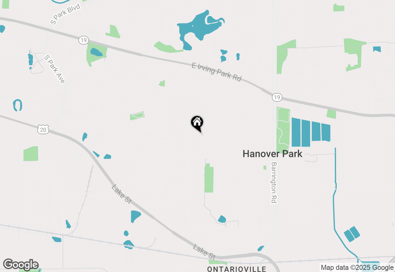 Map of 2040 Poplar Avenue, Hanover Park, IL 60133