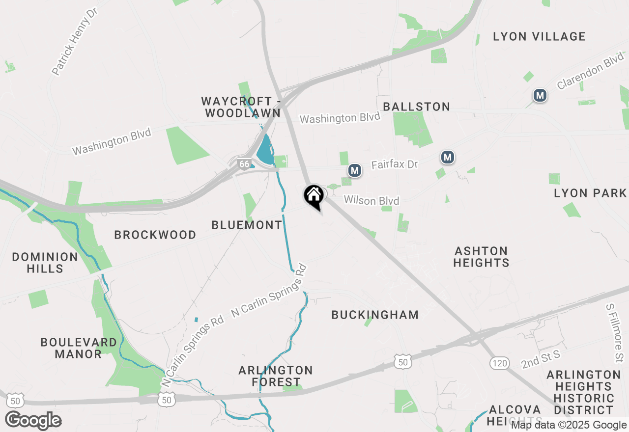 Map of 756 N Vermont Street, Arlington, VA 22203