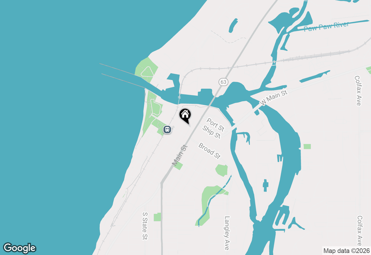Map of 316-318 State Street, St. Joseph, MI 49085
