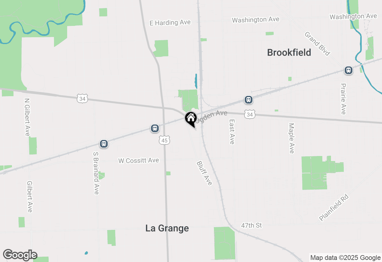 Map of 31 Bluff Avenue, La Grange, IL 60525