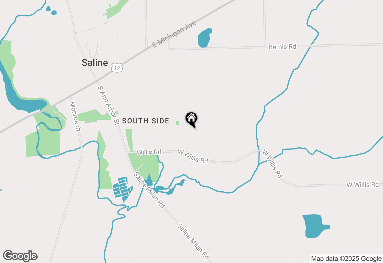 Map of 533 Forestbrooke Court, Saline, MI 48176