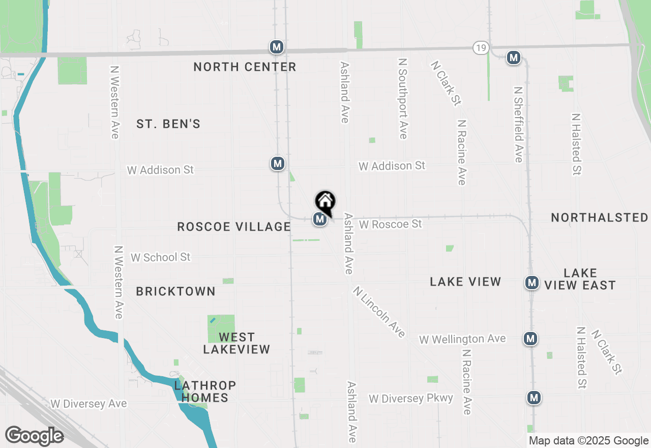 Map of 1650 W Roscoe Street #203, Chicago, IL 60657