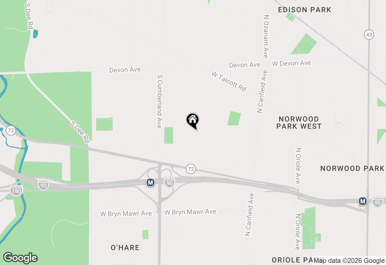 Map of 1700 Courtland Avenue, Park Ridge, IL 60068