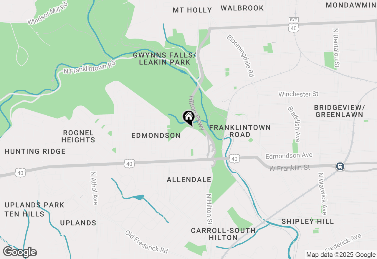 Map of 794 N Grantley Street, Baltimore, MD 21229