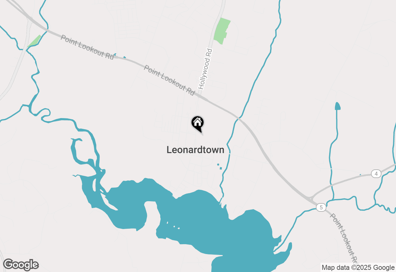 Map of 22770 Washington Street, Leonardtown, MD 20650