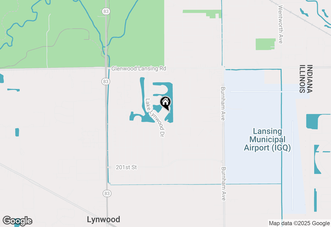 Map of 2741 Lighthouse Court, Lynwood, IL 60411