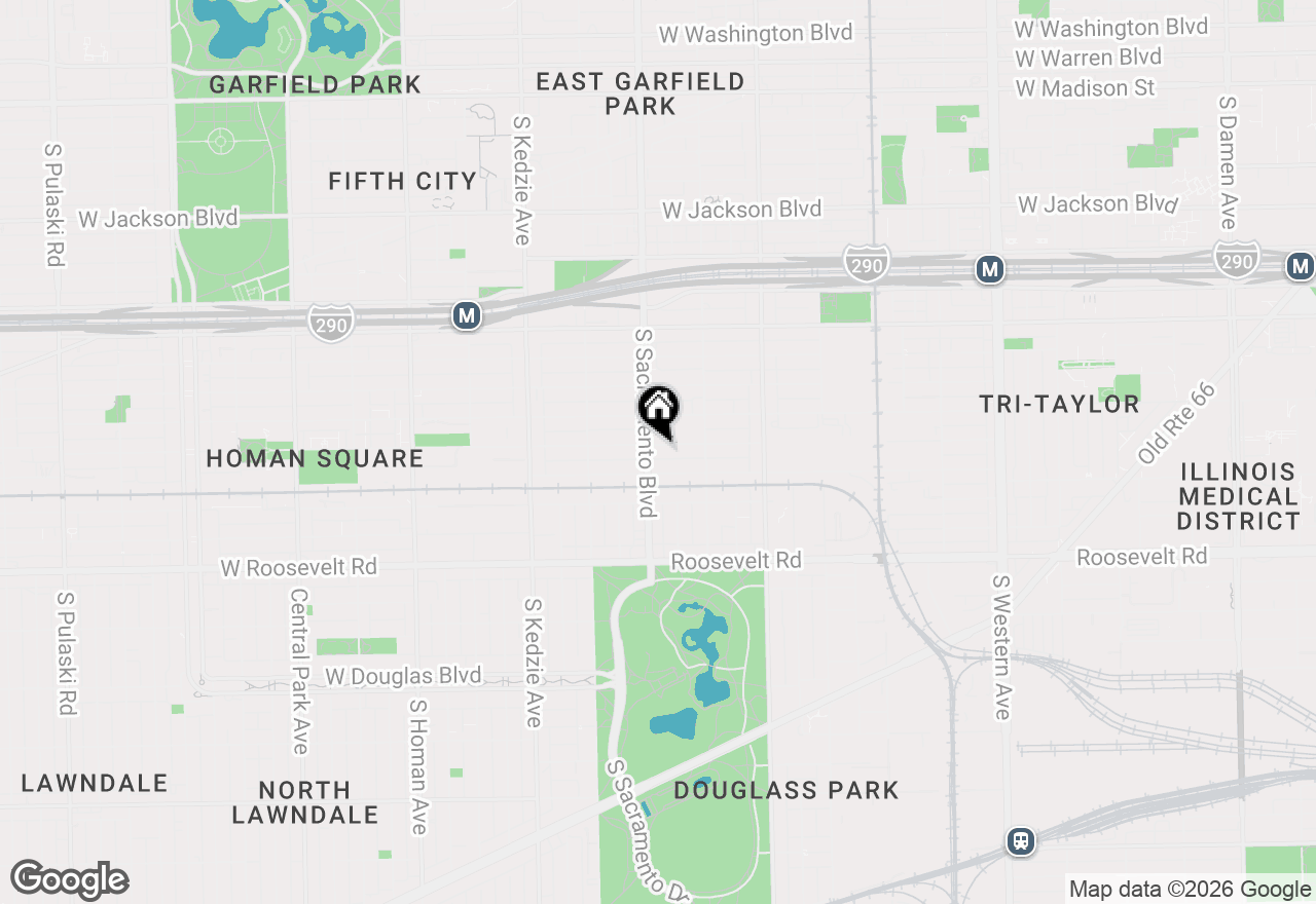 Map of 2949 W Arthington Street #3, Chicago, IL 60612