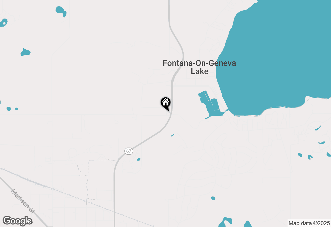 Map of 565 Mill St, Fontana, WI 53125