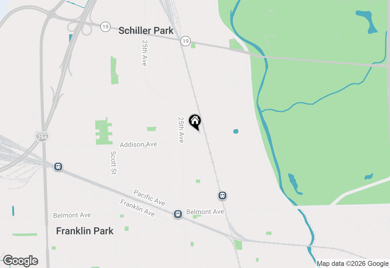 Map of 9510 Davis Street, Franklin Park, IL 60131