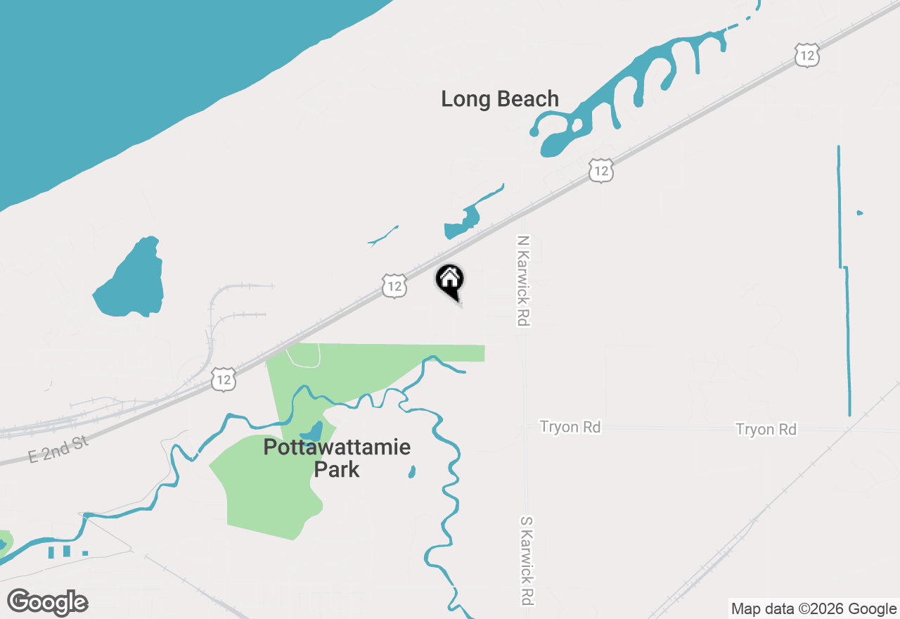 Map of 516 Nahas Street, Michigan City, IN 46360