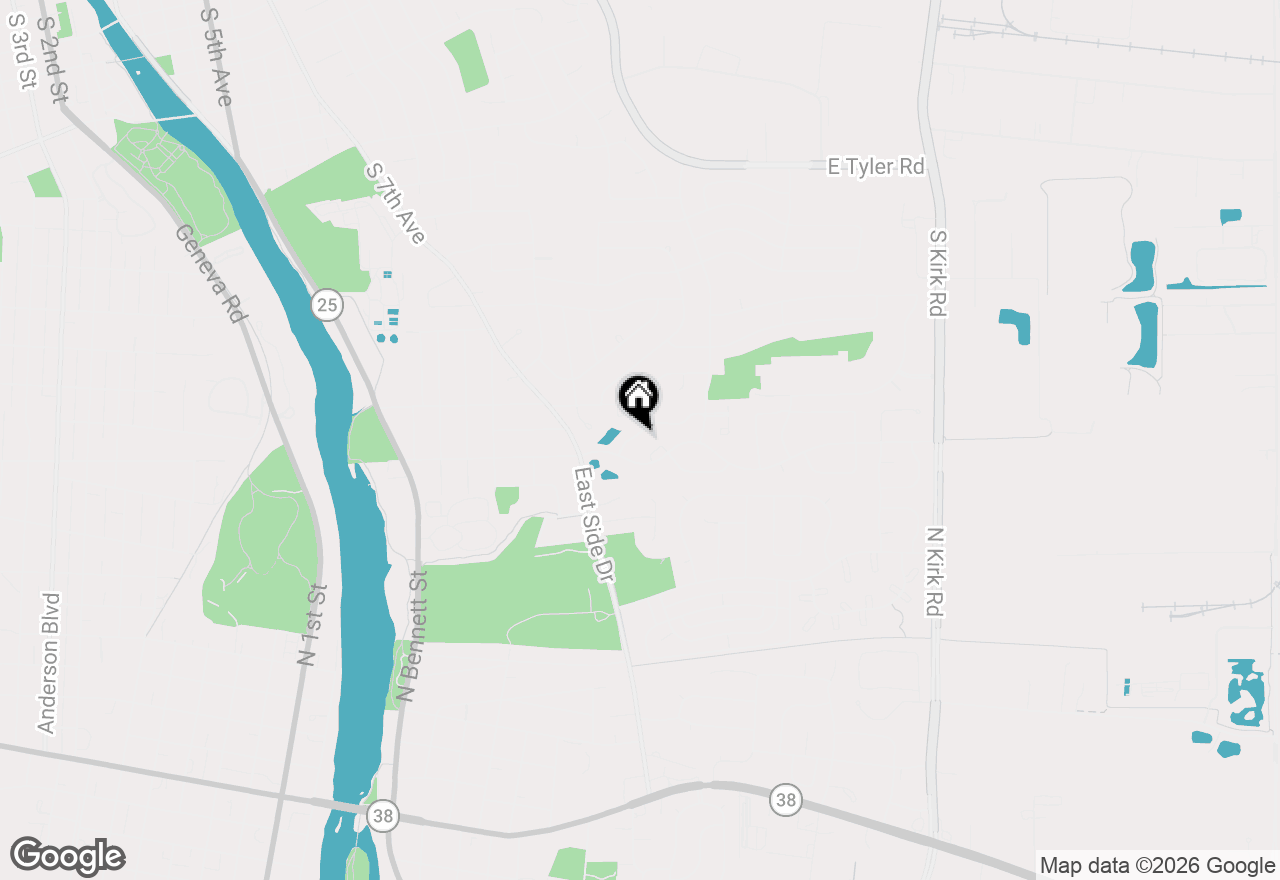 Map of 1419 Walnut Hill Avenue, St. Charles, IL 60174