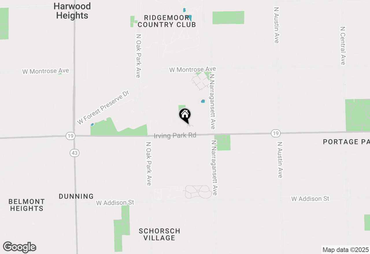 Map of 6540 W Irving Park Road #603, Chicago, IL 60634