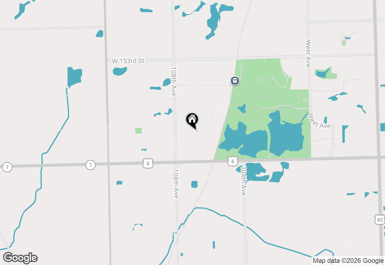 Map of 10705 Gigi Drive, Orland Park, IL 60462