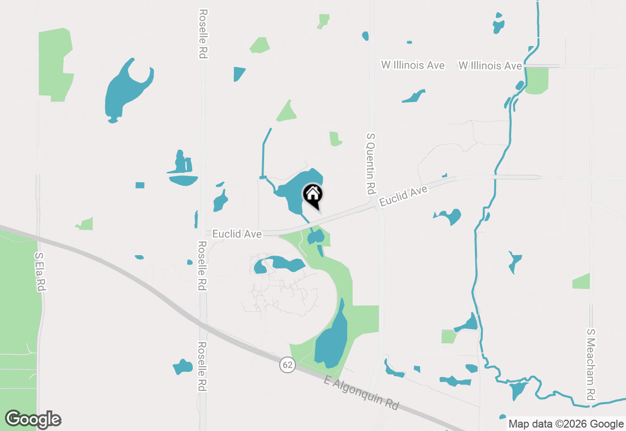 Map of 1296 S Falcon Drive, Palatine, IL 60067