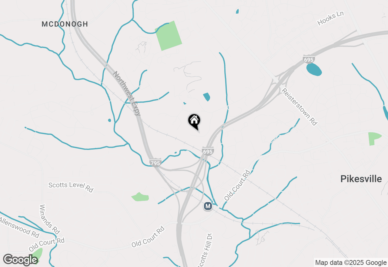 Map of 22 Woodholme Village Court, Baltimore, MD 21208