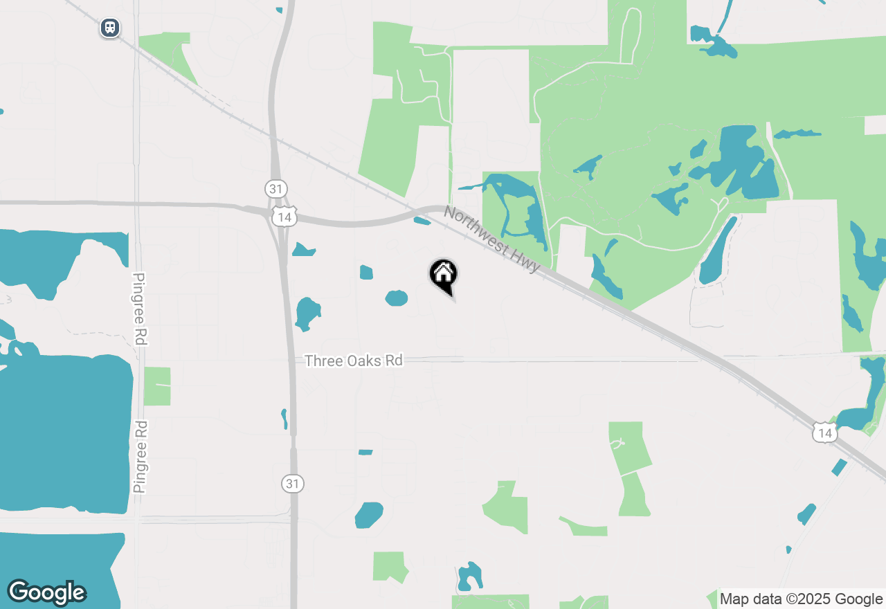 Map of 923 Crookedstick Court, Crystal Lake, IL 60014