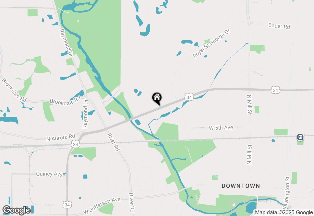 Map of 1049 W Ogden Avenue #107, Naperville, IL 60563