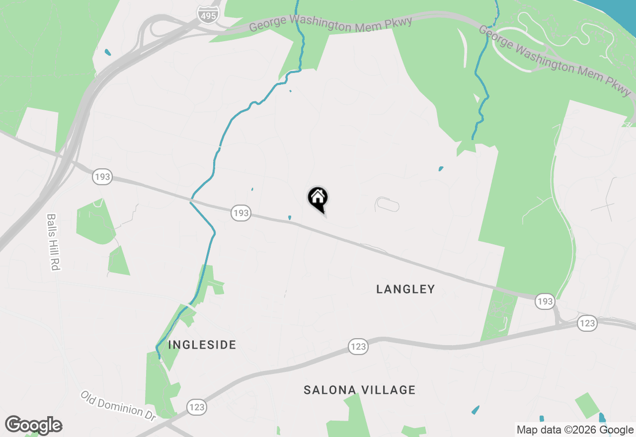 Map of 6619 Weatheford Court, Mclean, VA 22101