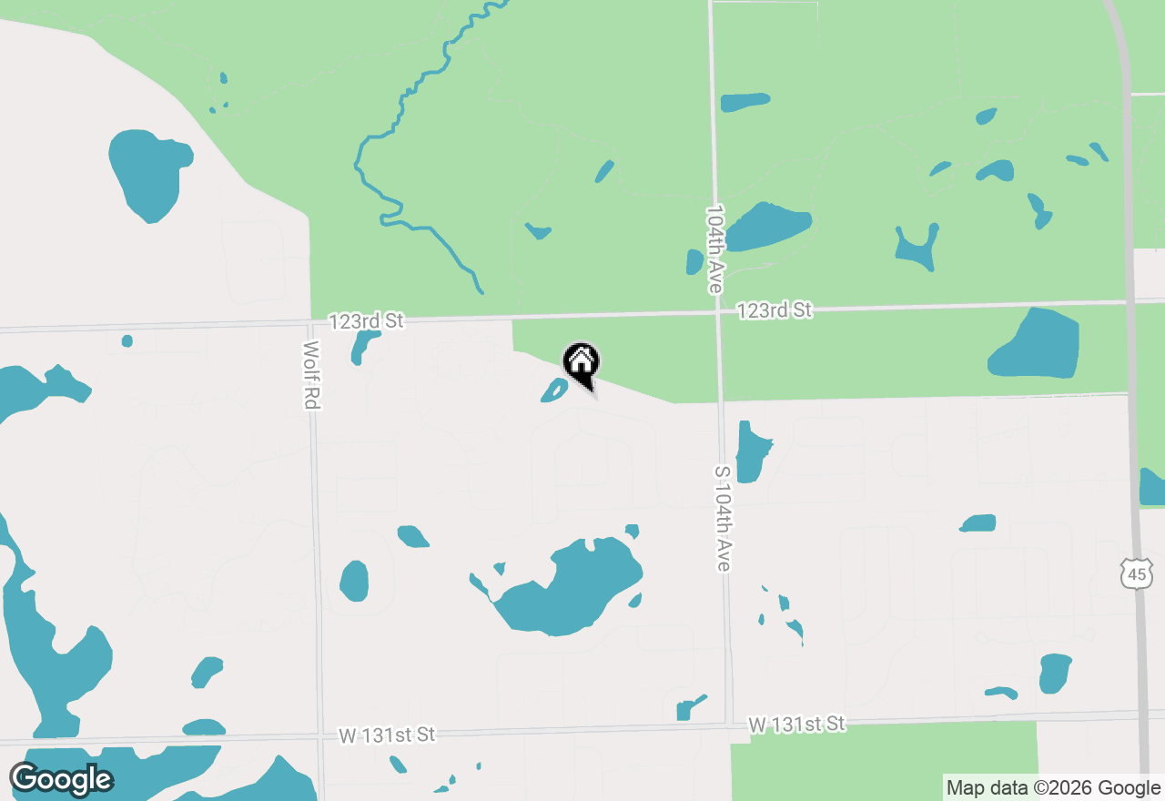 Map of 10670 Palos West Drive, Palos Park, IL 60464