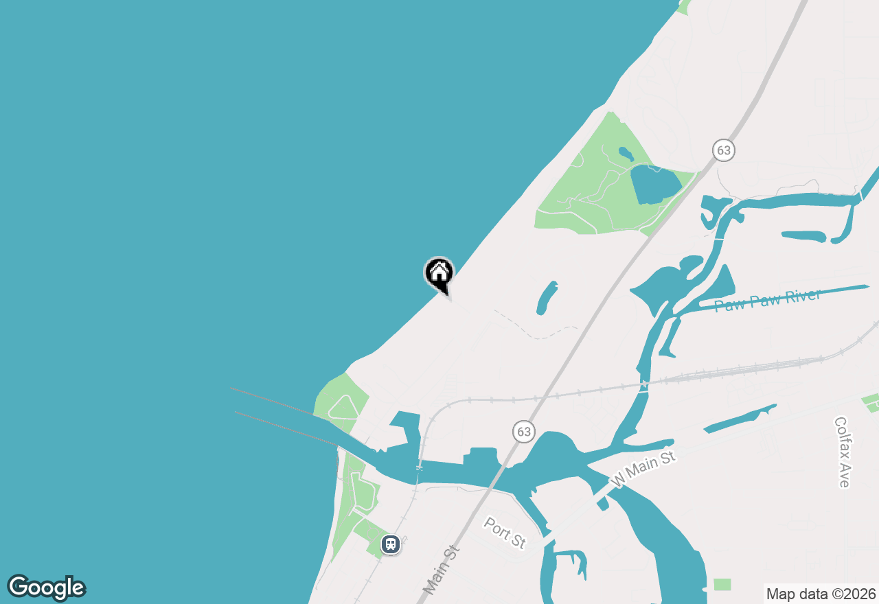 Map of 384 Ridgeway Street, St Joseph, MI 49085