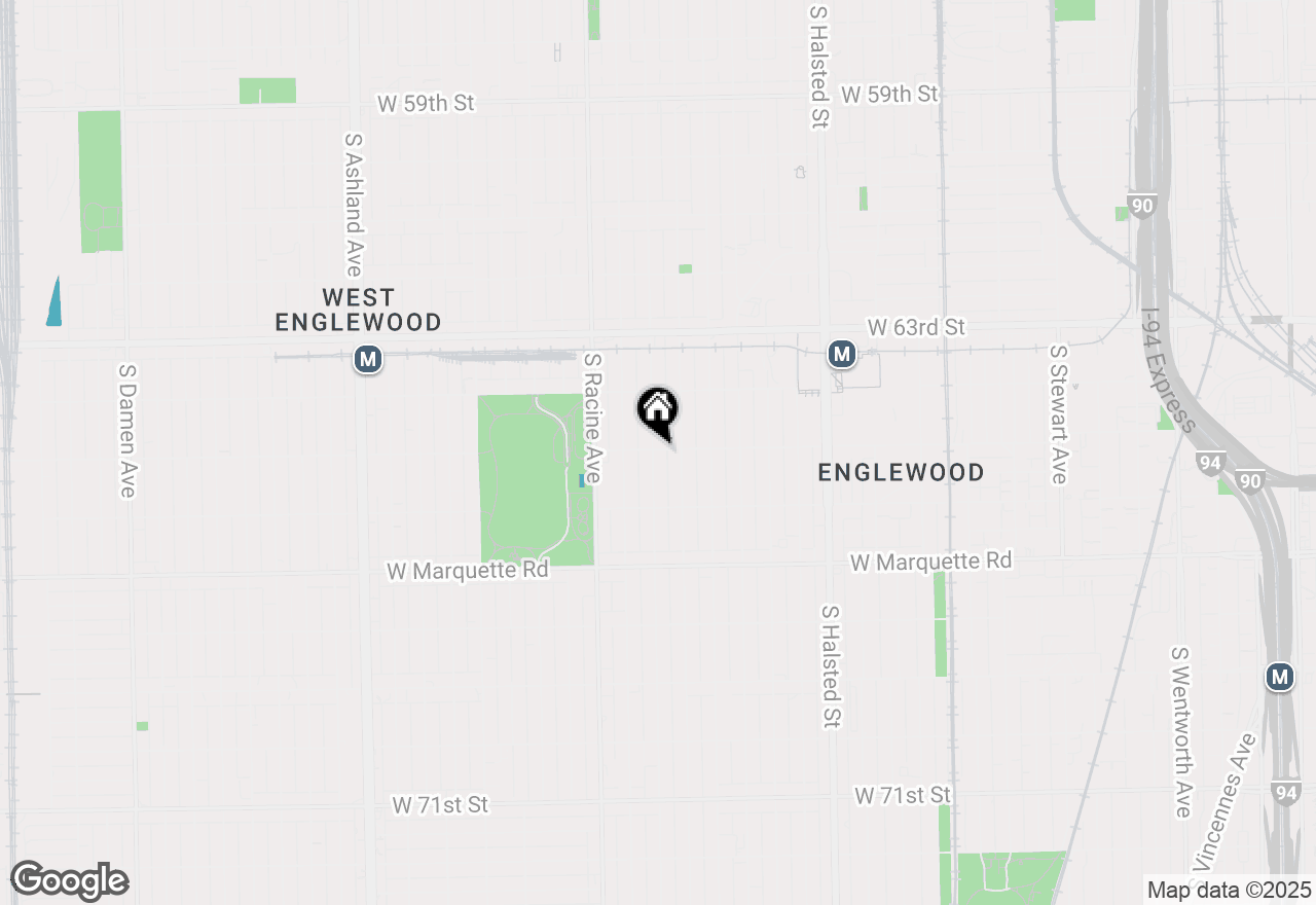 Map of 6501 S Aberdeen Street, Chicago, IL 60621