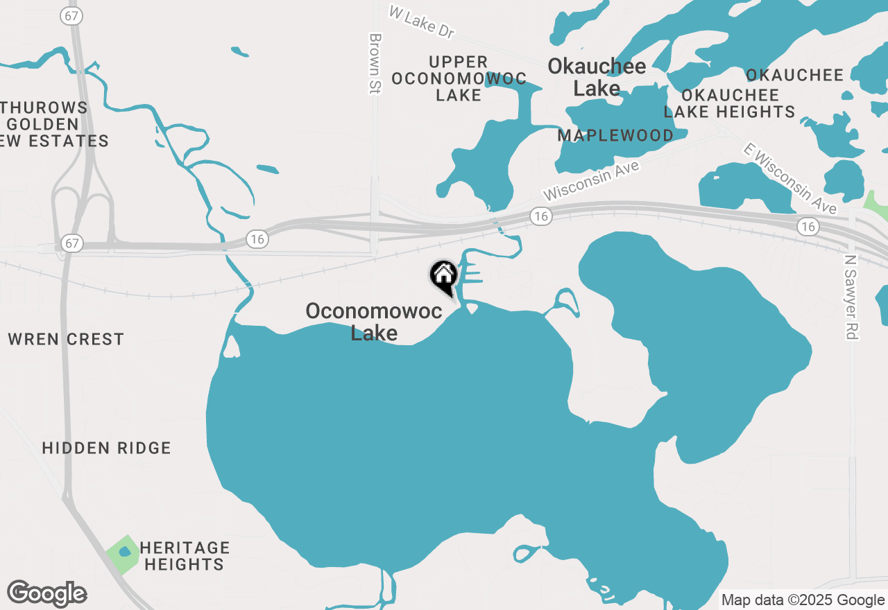 Map of 4650 Lake Club Cir, Oconomowoc, WI 53066
