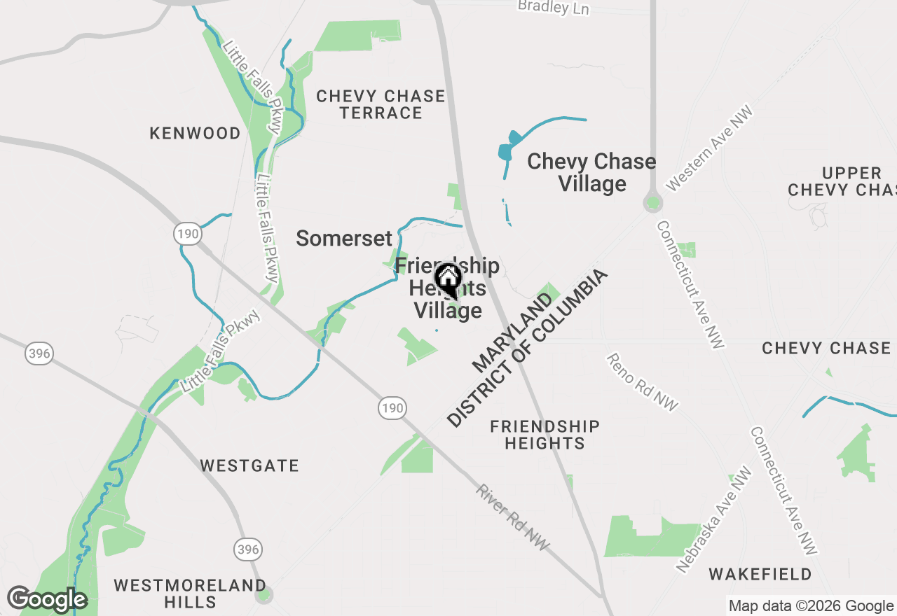 Map of 4515 Willard Avenue #1009S, Chevy Chase, MD 20815