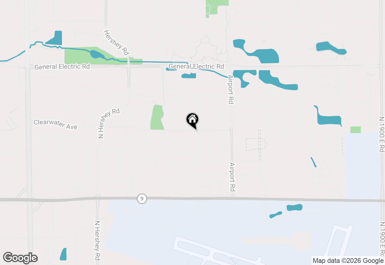 Map of 2913 Clearwater Avenue, Bloomington, IL 61704