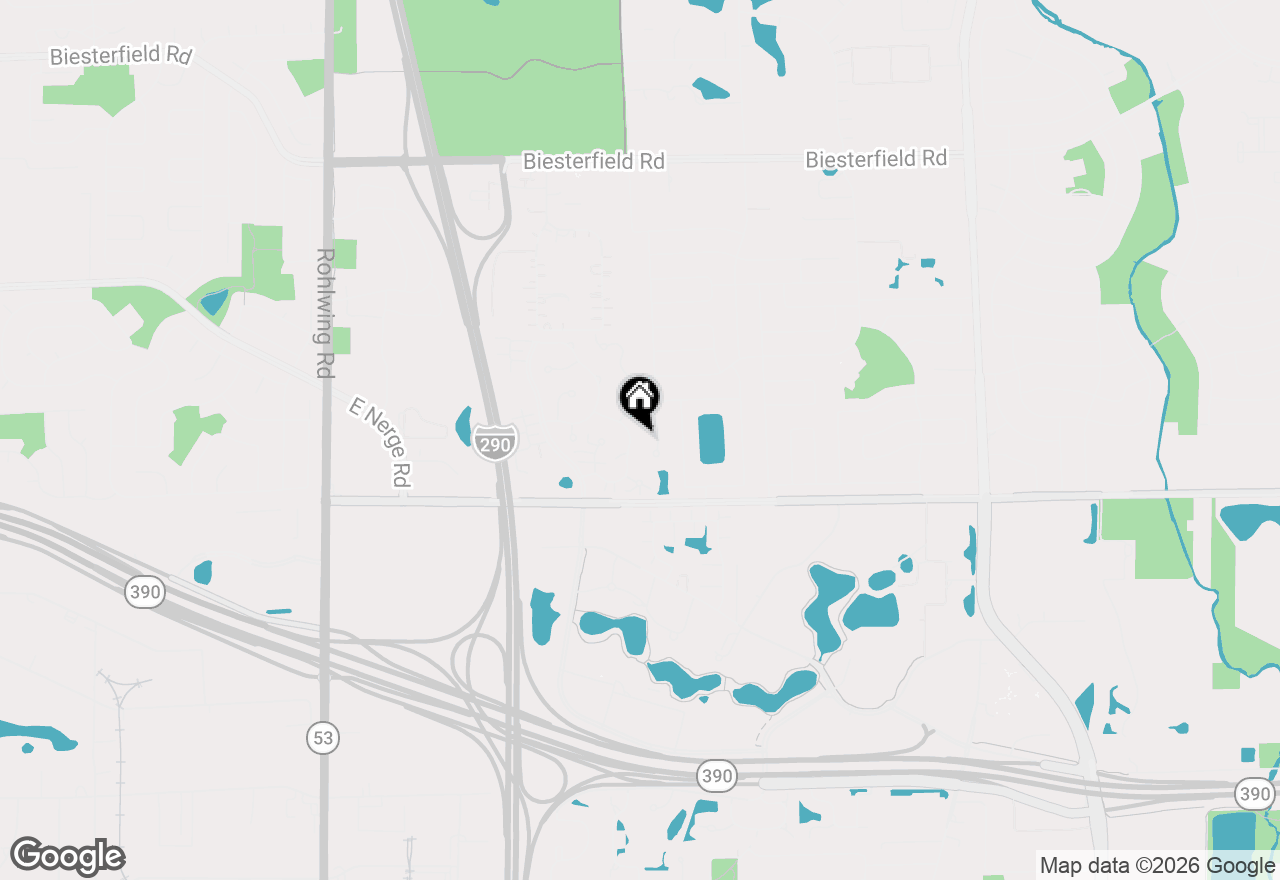 Map of 1239 Old Mill Lane, Elk Grove Village, IL 60007