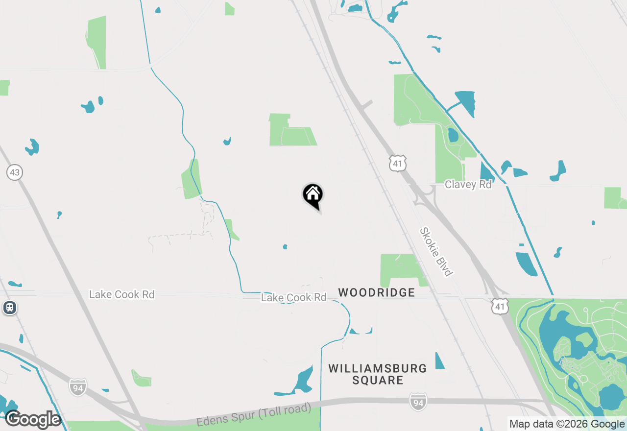 Map of 1848 Balsam Road, Highland Park, IL 60035